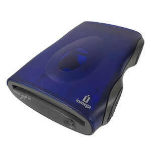 Iomega Zip 100 External USB Zip Drive Z100USBNC Blue For Parts Not Working